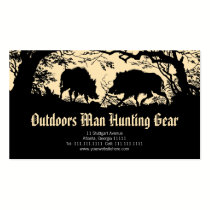 Antique German / Austrian Wild Boar Business Card business cards