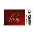 Antique Gold Love-Medium Postage postage