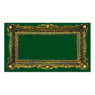 Antique Gold Picture Frame Double-Sided Standard Business Cards (Pack Of 100)
