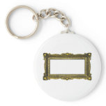 Antique Gold Picture Frame keychains