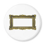 Antique Gold Picture Frame Fridge Magnet