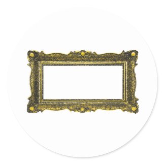 Antique Gold Picture Frame Stickers