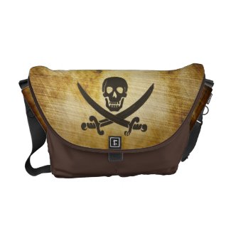Antique Grunge Pirate Messenger Bag