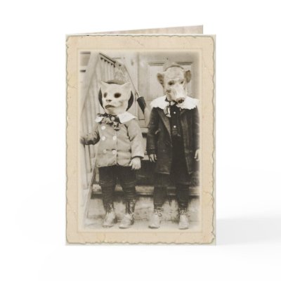 Antique Halloween   ~Edgar Allan Poe Greeting Cards by RockingHorseGraphics