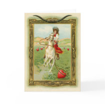 Antique Hearts 1 Greeting Cards