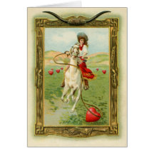 Antique Hearts 1 Greeting Cards
