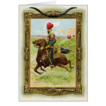 Antique Hearts 4 Greeting Cards
