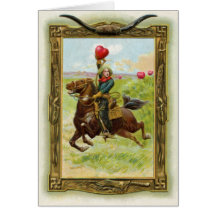 Antique Hearts 4 Greeting Cards