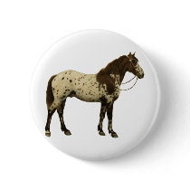 Antique Horses - Appaloosa buttons