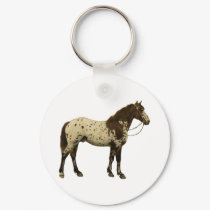 Antique Horses - Appaloosa keychains