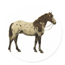 Antique Horses - Appaloosa stickers by dogsandhorses Antique Horses - Appaloosa stickers