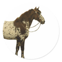 Antique Horses - Appaloosa stickers by dogsandhorses Antique Horses - Appaloosa stickers
