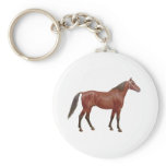 Antique Horses - Thoroughbred Key Chain