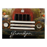 Antique International Harvester Truck Greeting Card
