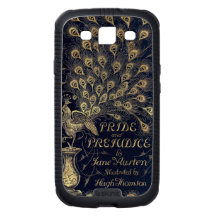 Antique Jane Austen Pride and Prejudice Peacock Samsung Galaxy S3 Covers