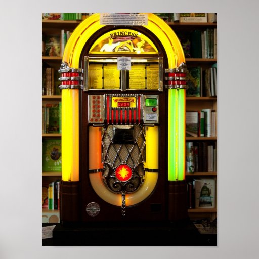 Antique Jukebox Poster Zazzle