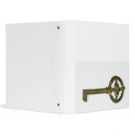 antique key 3 ring binders