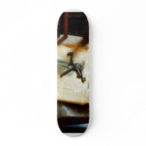 Antique Keys on Newspaper Skate Decks