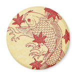 Antique Koi Refrigerator Magnets