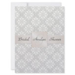 Antique Lace Bridal Shower Monogram Invitation