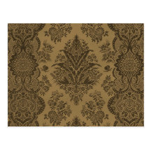 Antique Lace Brown Post Cards