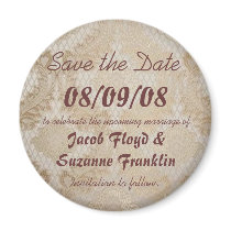 Antique Lace - Save the Date Magnets