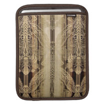 Antique Lace & Snake Skin Print iPad Sleeve