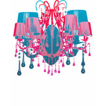 Antique Lamps - Blue Red Gradients t-shirts