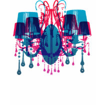 Antique Lamps - Blue Red Gradients t-shirts