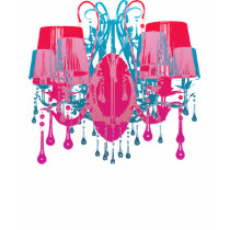Antique Lamps - Red Blue Gradients t-shirts