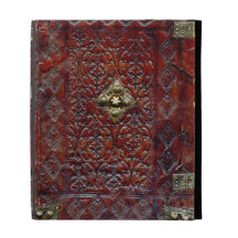 Antique Leather Book Bibliophile iPad Folio Covers