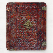 Antique Leather Book Bibliophile Mousepad