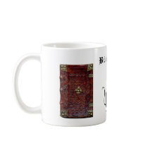 Antique Leather Book Bibliophile Mug