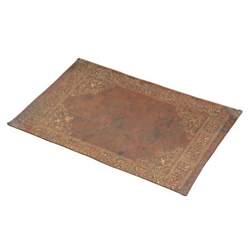 Antique Leather look Placemat Zazzle