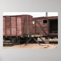 Antique liner-trains posters