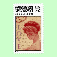 Antique Love Letter Stamp