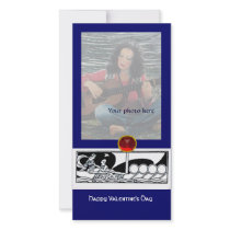 ANTIQUE LOVE RUBY,blue photo cards