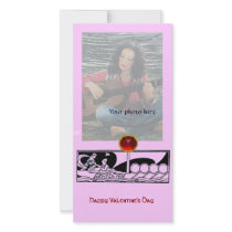 ANTIQUE LOVE RUBY ,pink photo cards