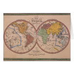 Antique Map Greeting Card