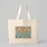 Antique Map of California and Central America bags