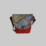 Antique Map of China Messenger messenger bags