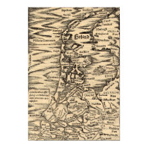 Antique Map of Holland posters