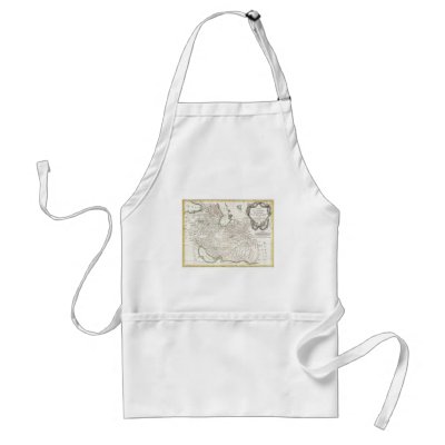 Antique Map of Persia- Iran, Afghanistan, & Iraq Apron by AntiqueMaps