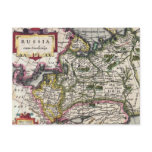 Antique Map of Russia Postcards - Peter Kaerius