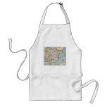 Antique Map of Spain & Portugal circa 1700's Aprons