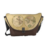 Antique Map of the World Commuter Bags