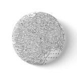 Antique Map of Yorkshire 1786 Pinback Buttons