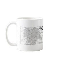 Antique Map of Yorkshire 1786 Mugs