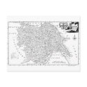 Antique Map of Yorkshire 1786 postcards by exifyde Antique Map of Yorkshire 1786 postcards