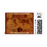 ANTIQUE MAP Postage Stamps